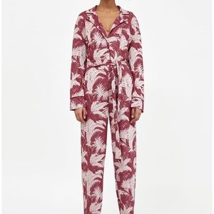 Zara jacquard jumpsuit